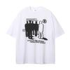 Unisex T-Shirt Oversized 2023 Cotton Gothic Print Punk Short Sleeve Black Summer Hip Hop Streetwear Lonely Shadow Graphic Clothing