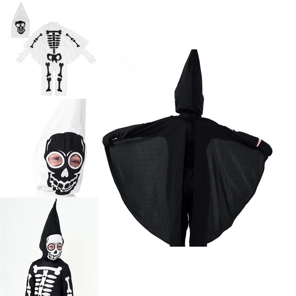 Children's Skeleton Cosplay Costume Perfect For Halloween Dress-up And Events