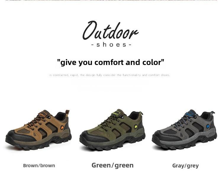 Breathable Outdoor Hiking Shoes, Large Sizes, Couple's Edition