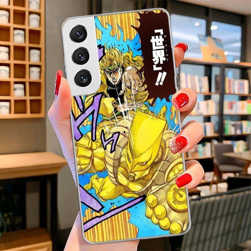 JoJo Bizarre Adventure Dio Cover Phone Case For Samsung Galaxy S26 S25 Edge S24 Ultra S23 S22 Plus S21 S20 FE Soft Fundas Shell