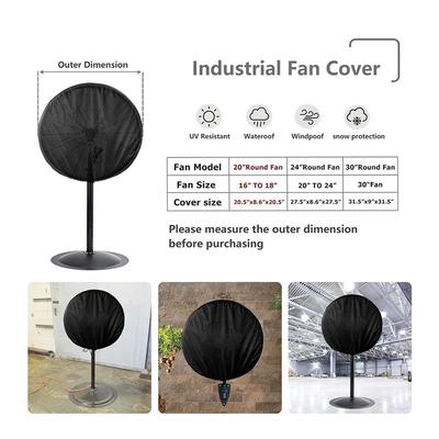 BHBL Wall Mount Fan Cover,Suitable for 18-20 Inch Industrial Fan and Pedestal Fan,Waterproof Dust Proof Anti-UV Fan Covers