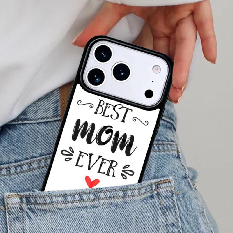 Best Mom Never Phone Case for iPhone 16e 15 14 13 12 17 Pro Max Plus Air 17pro Cover Coque