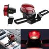 Motorcycle Retro Red Rear Tail Brake Stop Light Lamp W/ License Plate Mount For Harley Honda Chopper Bobber