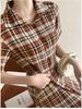 Miyake High-End 2026 Summer Plaid Pleated Dress - Trendy Retro Casual Fashion