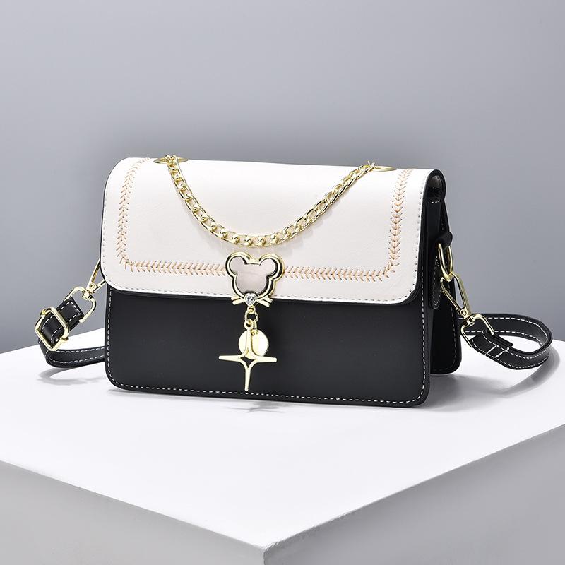 Bag Women's Messenger Bag 2025 New Versatile Shoulder Bag Trend Women's Bag Niche High-end Portable Small Square Bag