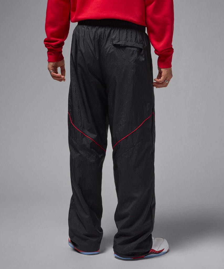Nike Jordan Brooklyn Draft Pants M - Black:Gym Red / Ib1047-010