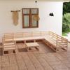 Day and Night - Day and Night Garden Furniture Set 11 Pieces Solid Pine Wood