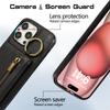 Ring Zipper Wallet Multi Card Flip Leather Case for iPhone 15 14 13 12 11 Pro Max XS MAX XR for Samsung S24 S23 S22 S21 S20 Ultra Plus A14 A13 A53 A54