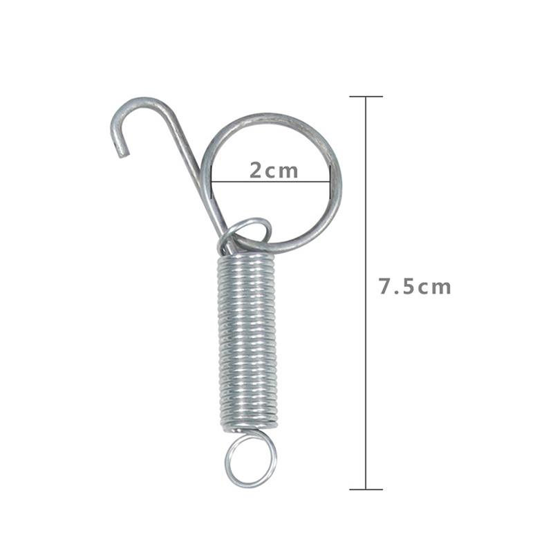 10Pcs Tier Käfig Riegel Lock Frühling Kaninchen Käfig Tür Zugfeder Mit Haken