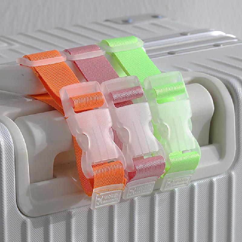 Travel Luggage Nylon Strap With Secure Buckle Multiple Colors Anti Loss Durable