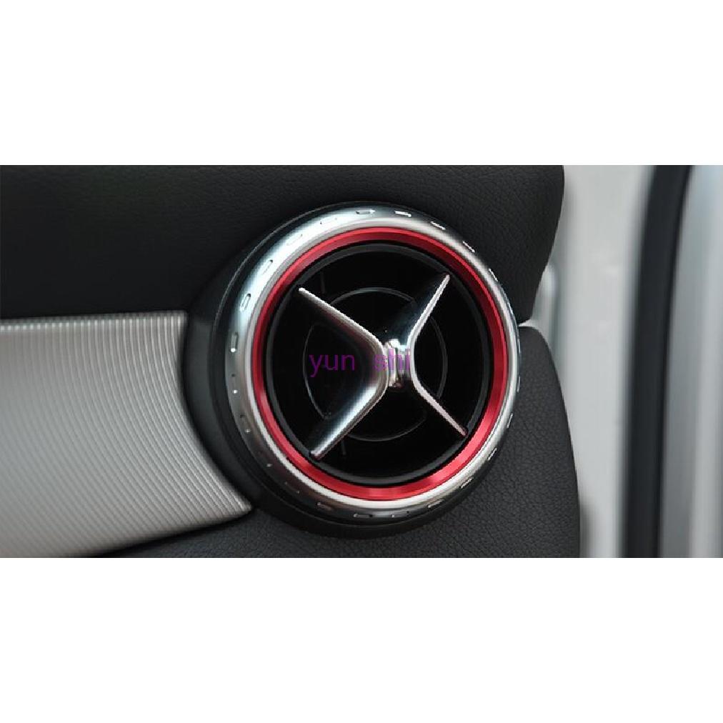 

Стайлинга автомобилей вентиляционное отверстие рамка кольцевая крышка для Mercedes Benz GLA CLA Class C117 X156 CLA180 CLA GLA 200 GLA220 5 pieces