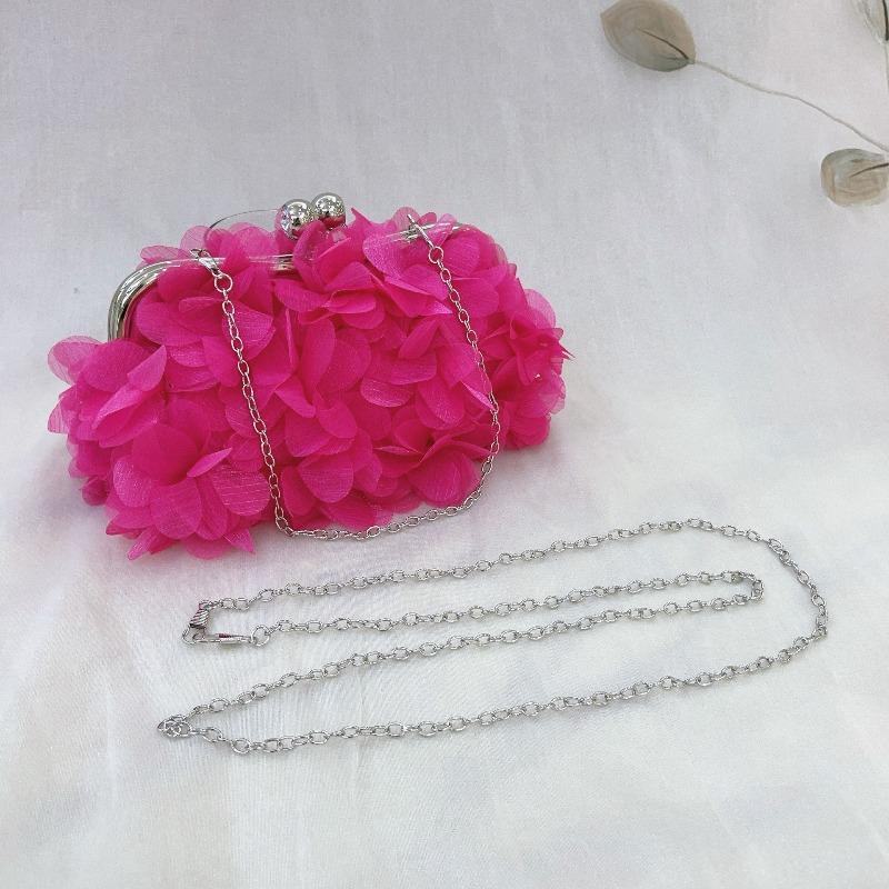 New Petal Dinner Bag Handbag Fairy Underarm Bag Wedding Bag Banquet Gala Dress Bag Ball Bag