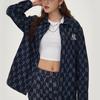 MLB Old Flower Shirts Unisex Dark Blue Lapel Moderate Other 3AWSN4014-50BLD