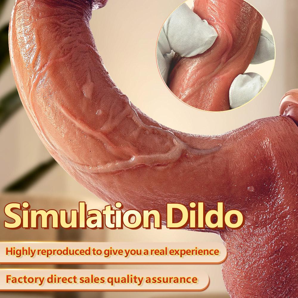 Super Double Liquid Silicone Artificial Penis Dildo Hand Stick Female Masturbator Adult Sex Toys
