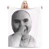 Charlie Kirk Funny Meme Blankets Ultra-Soft Flannel Healing Present  Throw Blanket Plush Thin Quilt