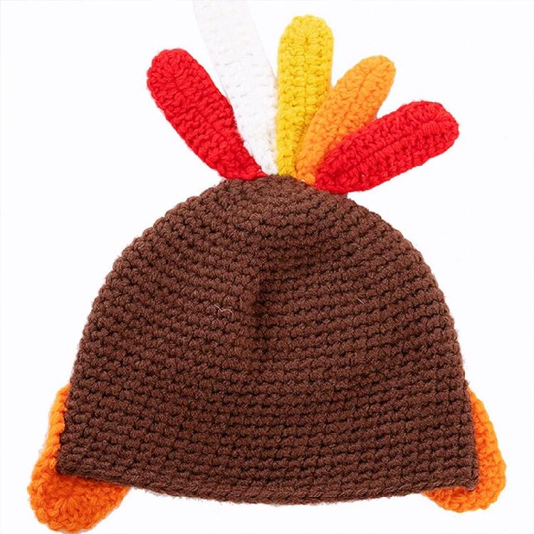 Children Turkey Hat Thanksgiving Kawaii Turkey Hat School Activity Cap Halloween
