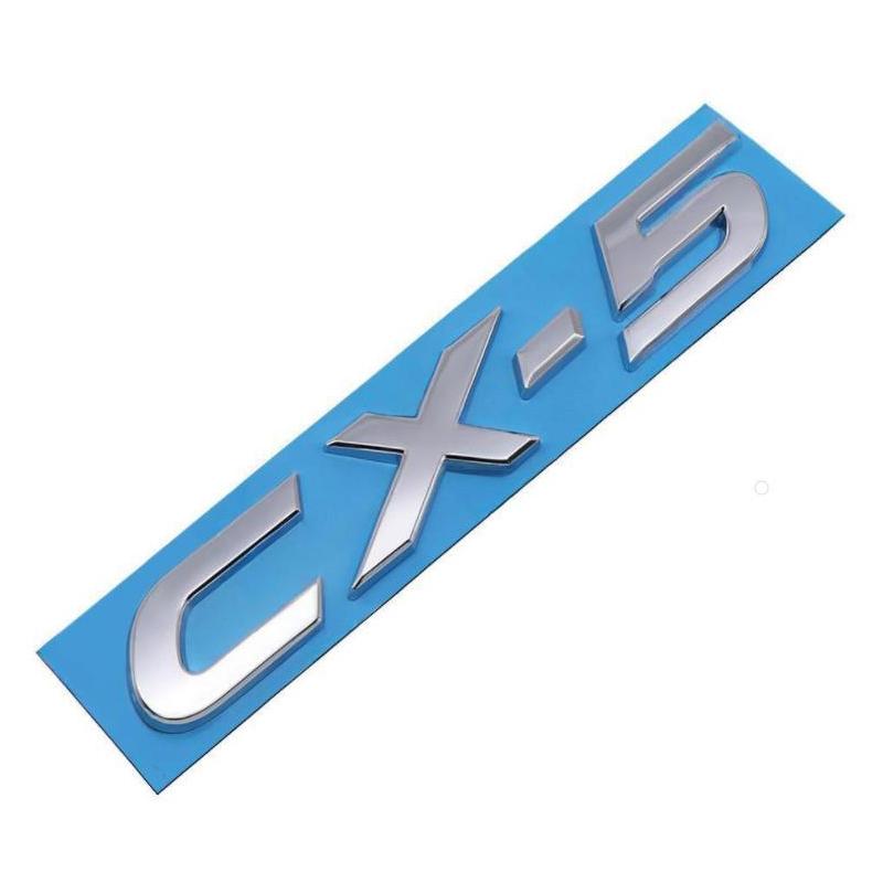 19X3.1CM for Mazda CX5 CX-5 3D Refitting Decals ABS Car Tail Letters Emblem Trunk Badge Stickers Decoration Accessories qhtnw11
