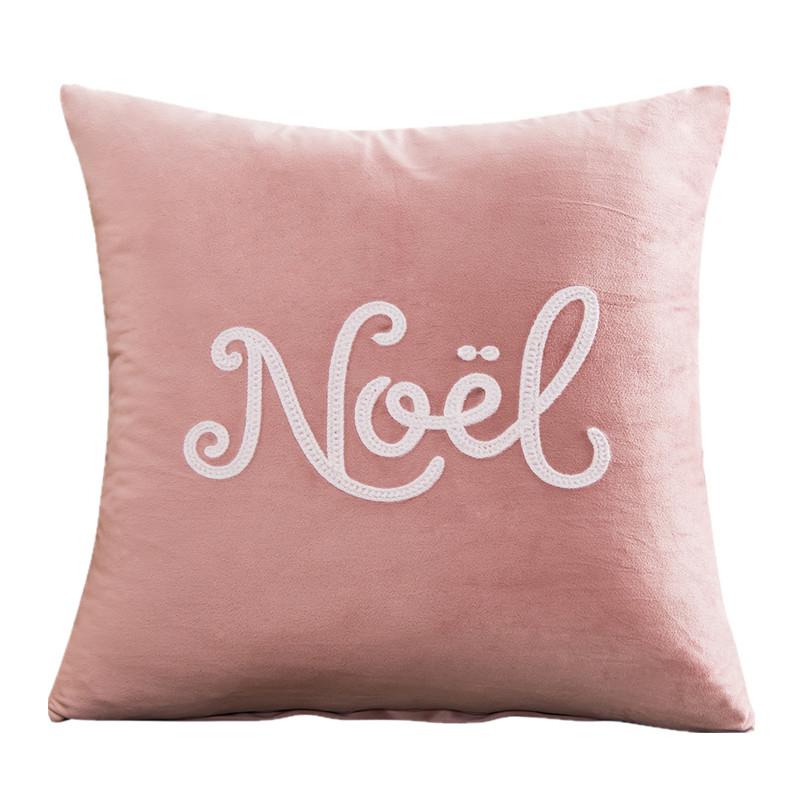

45x45cm Letter Velvet Cushion Cover Nordic Throw Pillows Case Decorative Pillowcases For Home Sofa Seat Chair розовый