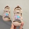 Baby Soft Sole Closed-Toe Sandals Toddlers Ages 1-3 Years Cartoon Design PU Upper PVC Footwear