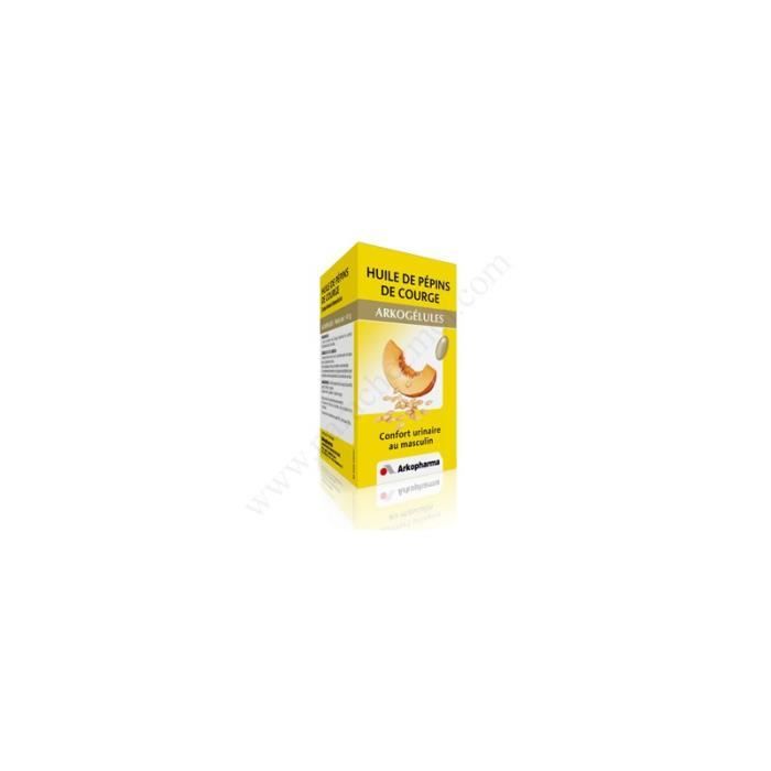 ARKOPHARMA ARKOGELULES Huile De Pépins De Courge (180 Capsules) - Boîte De 180 Capsules