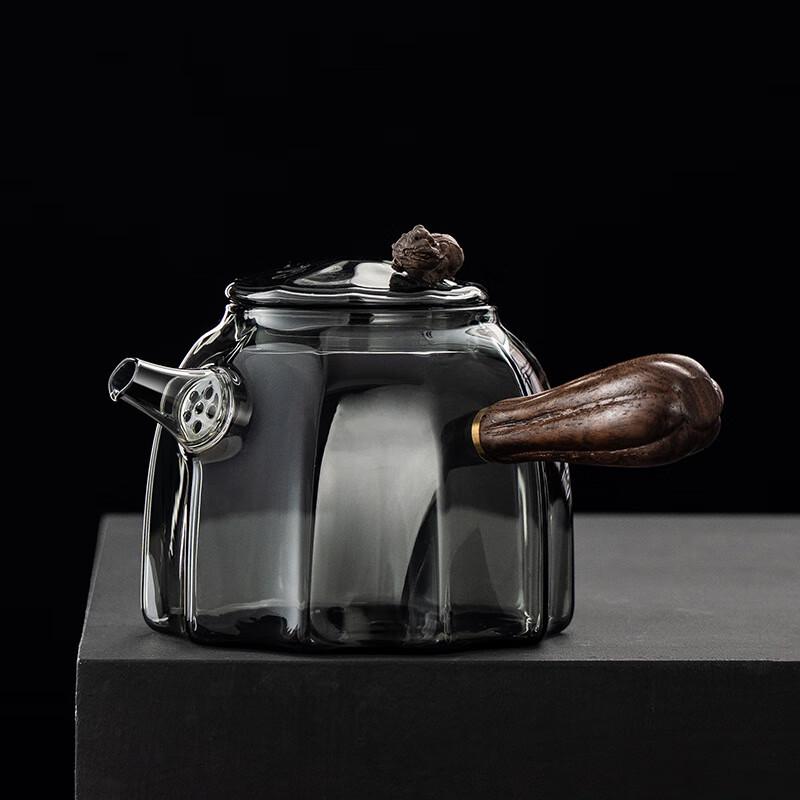 Diller Heat-Resistant Glass Teapot