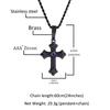 Accessories Hip Hop Cross Diamond Pendant Necklace Vintage Niche Versatile Necklace
