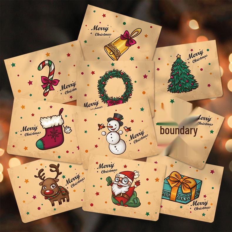 24PCS Christmas & Thanksgiving Greeting Card Set - Festive Holiday Designs for Gifts