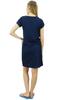 Bimba Womens Aqua Blue Long Shirt Getting Ready Buttondown Night