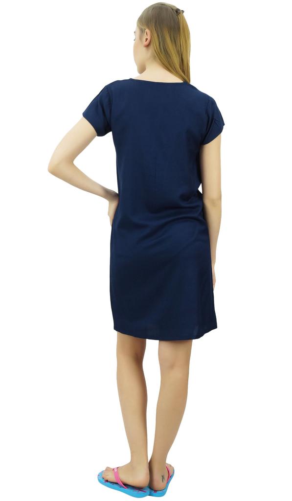 Bimba Womens Aqua Blue Long Shirt Getting Ready Buttondown Night