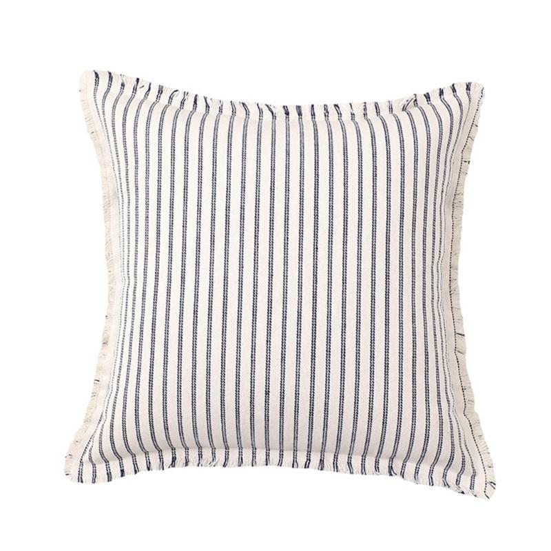 Decorative Pillowcase Cushion Cover Textured with Color Stitching for Couch or Living Room Sofa Bed Decoration