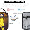 Coraline Moon Manga Lunch Bag  Cute Lunch Box For Child  Outdoor Picnic Cooler Bag Oxford Thermal Lunch Bags
