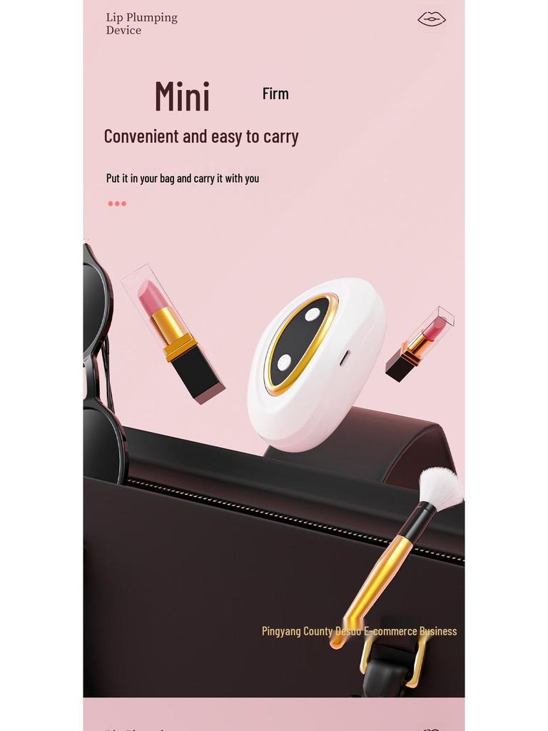 Mini Portable Lip Plumper & Enhancer for Fuller, Pouty Lips