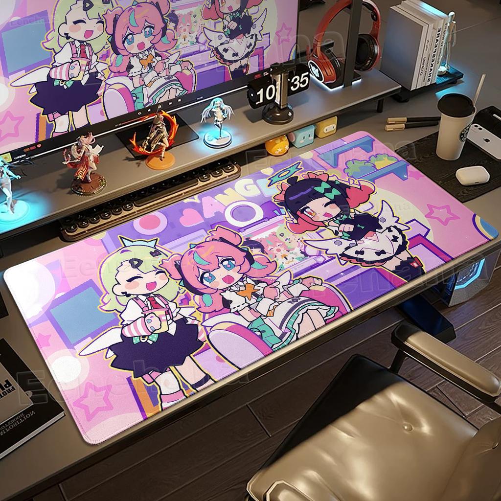 Large Gaming Zenless Zone Zero ReDreaming Angel Mouse Pad XXL Kawaii Girls Mat Gamer Laptop Keyboard Non-slip Office Accessories