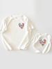 2024 New Summer Family Matching Pure Cotton Short-Sleeved T-Shirts for Families of 3 or 4