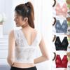 Eleganter, nahtloser Sport-BH aus Spitze mit Push-up-Effekt für sexy Yoga und Fitness