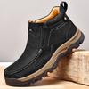 Men'S Real Leather Ankle Boots Autumn Winter Mens Shoes Fashion Large Size Casual Boots Cowhide Men Genuine Leather Boots