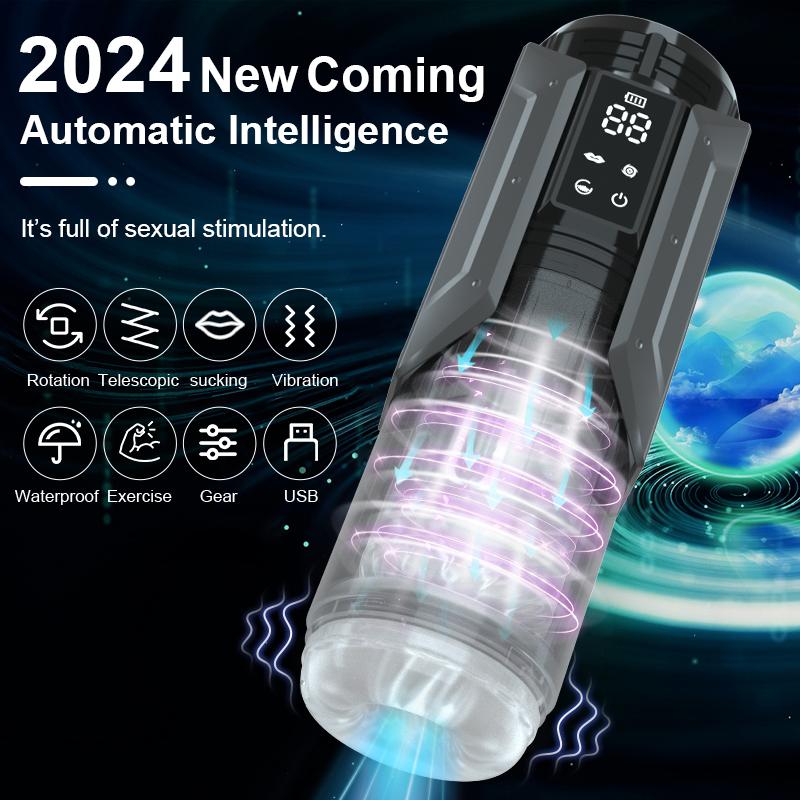 Sex Toys 4 In 1 Automatic Male Masturbator Cup Pocket Vagina Pussy Glans Trainer Male Blowjob Sex Machine Adult Toy for Men