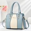 Stripe Color Matching Fashion Women Handbag Large Capacity Tote Bag Marble Texture Unique Design Hand Bag With Strap Crossbody