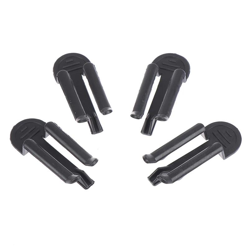 

4Pcs Plastic Trash Can Clips Black Fixed Garbage Bag Clip Fixed Waste Bin Bag Holder чорний
