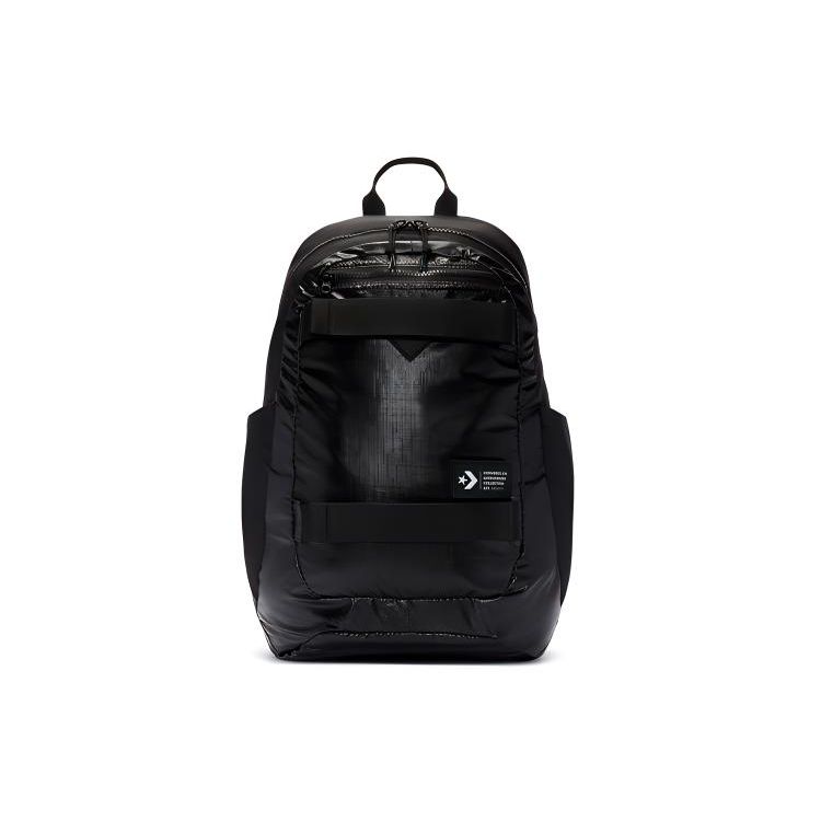 

Converse Large Capacity Nylon Backpack Unisex Backpacks Black 10019868-001 Ink Black