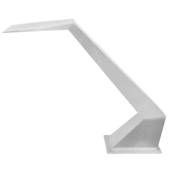 Fontaine d'étang cascade en acier inoxydable VIDAXL - Gris - 64 x 30 x 52 cm