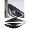 Real Carbon Fiber Front Headlight Lamp Cover Strip Eyebrow Trim Sticker Accessories Parts For Honda Fit Jazz 2021 2022