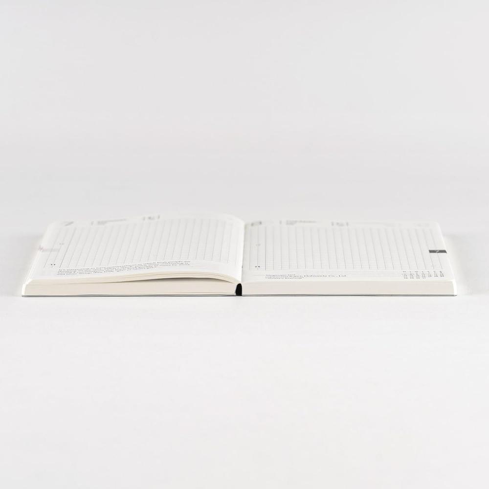 Hobonichi Notizbuch 2026 Hauptteil Planer [A6 1 Tag 1 Seite Englisch Januar Montag Start] A6 Planer Englisch