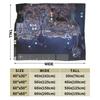 Warm Soft Blankets Girls Boys Camping Escape from Tarkov Scav PMC Map Throw Blanket Flannel Bedspread For Funny Sofa Bed Cover