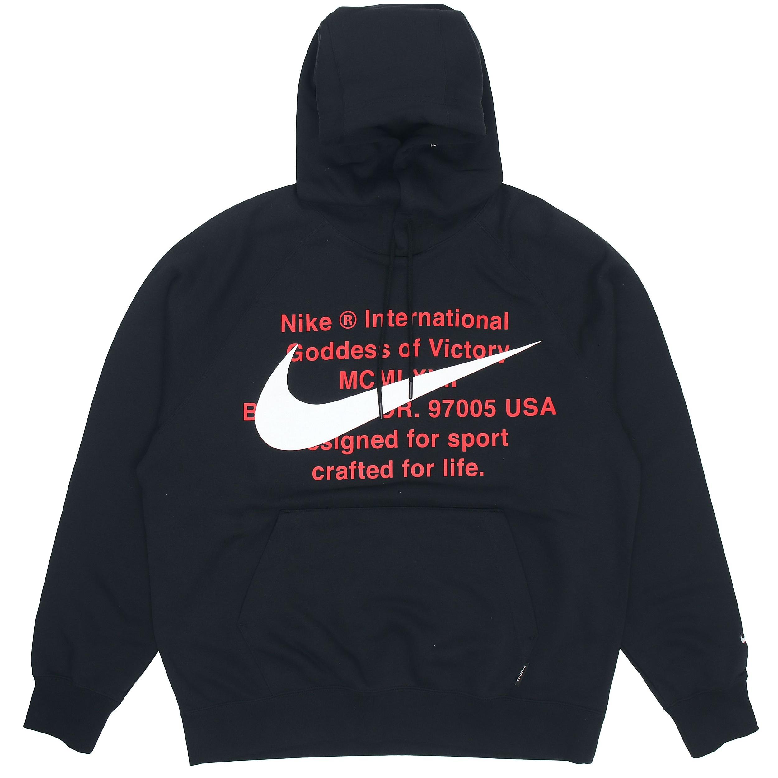 Nike Sportswear Swoosh Men s French Terry Pullover CJ4864-010 XL