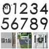 Numeri civici resistenti alle intemperie Moderni 3D Robusti Antiruggine Installazione Semplice Numero con Ombre Indirizzo per Esterno Porta d'ingresso di Casa
