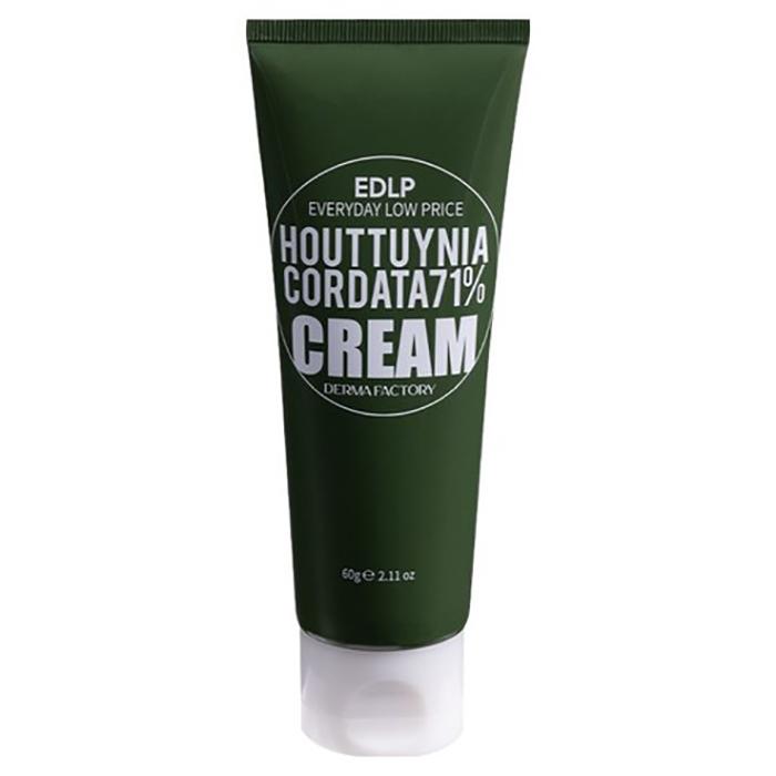 Derma Factory EDLP Houttuynia Cordata 24% Cleansing Foam – Acne Care, Sebum Control, Gentle Exfoliating Wash, Korean