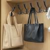 Durable 3 Hooks Coat Hook Zinc Alloy Wall Mounted Triangular Hooks Strong Load-bearing Capacity Stable Hat Wall Hanger Bedroom