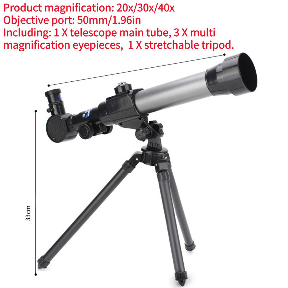 Professional Astronomical Telescope Powerful Monocular Portable HD Moon Space Planet Observation Gifts for Children