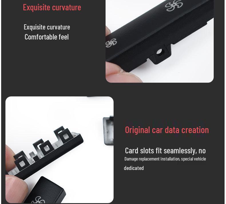 Rear AC Button Panel Trim for BMW 5, 6, 7 Series, 5GT, X5, X6